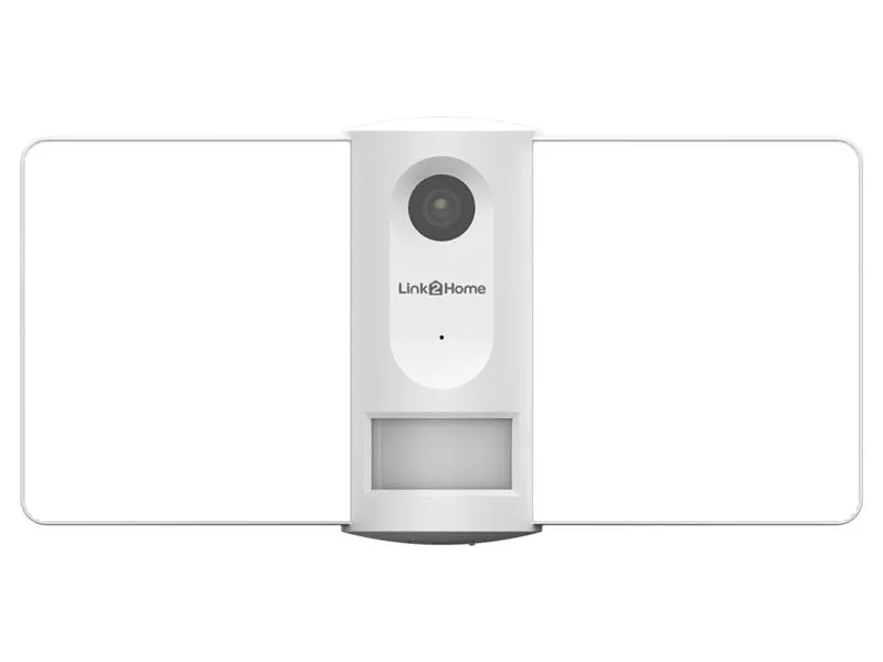Outdoor Smart Floodlight Camera 2K 4MP White